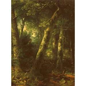   Durand   24 x 32 inches   Forest in the Morning Light: Home & Kitchen