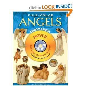 Full Color Angels CD ROM and Book (Dover Electronic Clip Art 