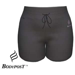 NWT BODYPOST Womens HyBreez Running Gym Shorts, Size: L, Color: Flint 