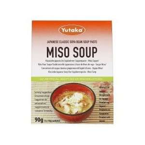 Yutaka Japanese Miso Soup 90G x 4  Grocery & Gourmet Food