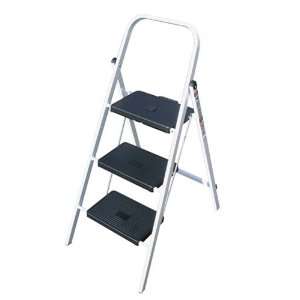 IHS FSL 3 Fold Up 3 Step Ladder with Powder Coat Finish, Steel, 20 