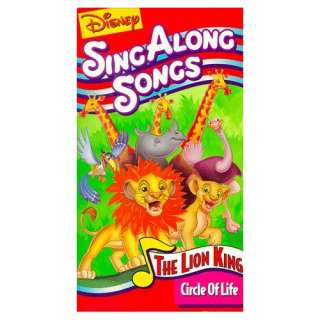   Sing Along Songs   The Lion King Circle of Life [VHS]: Disney Sing