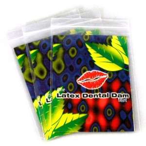  Lixx by Trustex Latex Dams Dental Dams Mint Flavor 3 count 