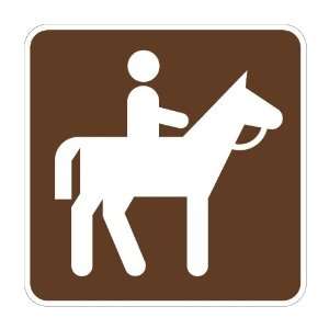 RS 064,6x6 HIP, Horse Trail, Brown Rec Sign:  Industrial 