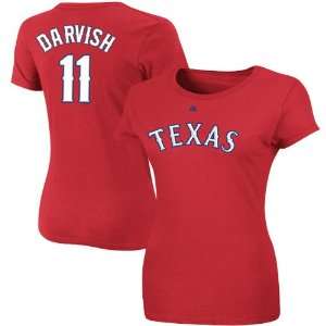  MLB Majestic Texas Rangers Yu Darvish #11 Ladies Player T 