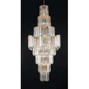   Brass Optic Acrylic 31 34 Light 8 Tier Chandelier from the Optic Acry