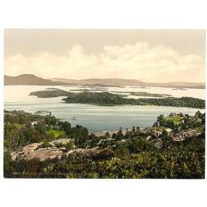  Photochrom Reprint of Islands from Luss Quarries, Loch 
