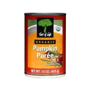 Tree Of Life, Puree Pumpkin Org, 15 Ounce  Grocery 