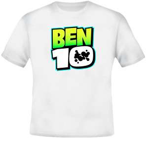 Ben10 animated cartoon Ben 10 t shirt ALL SIZES  