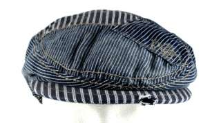 True Religion Jeans Driver CAP DENIM IVY hat pinstripe TR1305  
