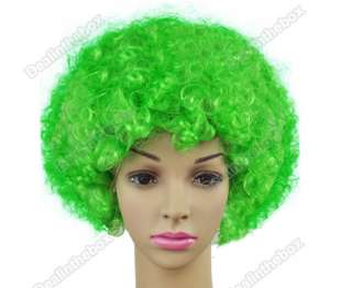Wild Curl up Funny Soccer Fans Cosplay Party Fancy Dress Fake Hair Wig 