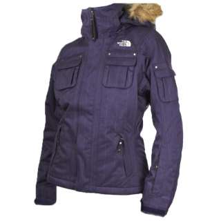 THE NORTH FACE WOMENS BAKER DELUX WATERPROOF INSULATED JACKET PURPLE 