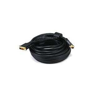  35FT 28AWG DVI D to M1 D (P&D) Cable   Black: Computers 
