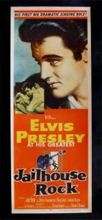 JAILHOUSE ROCK * ORIG MOVIE POSTER ELVIS PRESLEY 57  