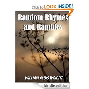   Table Of Contents) William Aldis Wright  Kindle Store