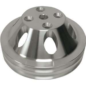  CHEVY SMALL BLOCK MACHINED ALUMINUM WATER PUMP PULLEY   2 