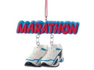 New Marathon Running Athletic Track Shoes Xmas Christmas Tree Ornament