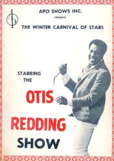 OTIS REDDING 1966 CARNIVAL OF STARS TOUR PROGRAM BOOK  