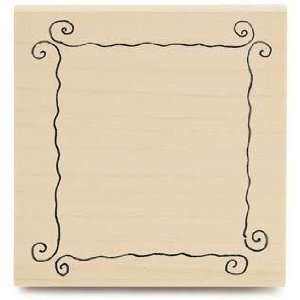  Curl Frame   Rubber Stamps: Arts, Crafts & Sewing