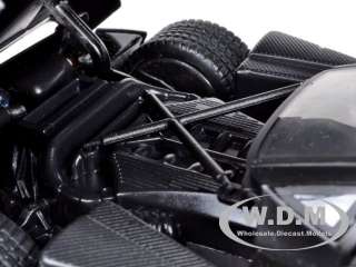 PAGANI ZONDA F BLACK 1:24 DIECAST MODEL CAR BY MONDO 51139  