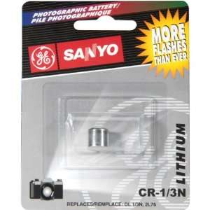    Sanyo CR 1/3N CR 1/3N Photo Lithium Battery: Camera & Photo