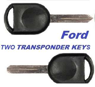 FORD VEHICLES TRANSPONDER KEYS (TWO KEYS) k02fs fmp  