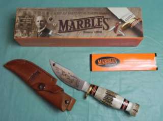 US MARBLES Limited Mt. Rushmore Stag Hunting Knife  