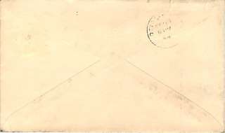 1894 U349 Prepaid Cover   Mount Vernon, Iowa   Cornell College  