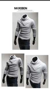 mens sweatshirt zip up turtleneck sweaters US Size S, M  
