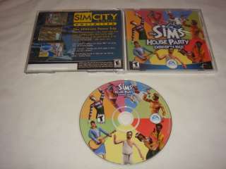 The Sims : House Party Expansion Pack PC Computer game CD ROM Windows 