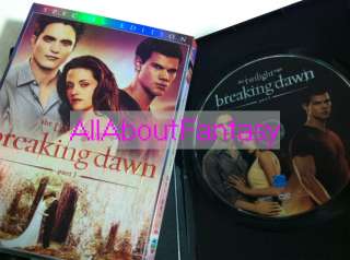 The Twilight Saga: Breaking Dawn   Part 1 (DVD, 1 disc, Just released 