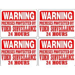  4  VIDEO SECURITY SIGNS 652VS4: Everything Else