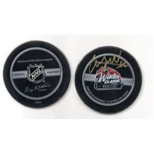  Chris Osgood Signed Puck   Winter Classic: Sports 