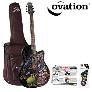  Ovation DJA34 BY Acoustic Electric Guitar with Custom DJ Ashba 
