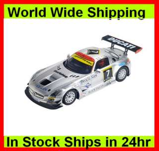 SCX 1/32 Analog Mercedes SLS #7 Slot Car A10030X300  