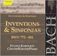 Bach: Inventions & Sinfonias, BWV 772 801, Evgeni Koroliov, Music CD 