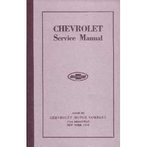    1918 1922 1923 1924 CHEVROLET CAR TRUCK Service Manual Automotive