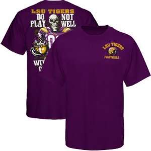  NCAA LSU Tigers Purple Does Not Play Well T shirt Sports 