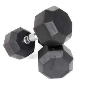  VTX SD 050R 50 lbs Rubber Encased Octagonal Dumbbells (Set 