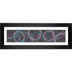   Dancing Rings 2 Stepped Strip 52 1/8 Wide Wall Art