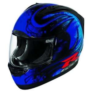   Threshold GSX R Motorcycle Helmet Blue (Medium 0101 5472): Automotive