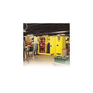 Justrite Drum Storage Cabinet w/Drum Rollers, 55 Gallon drum capacity 