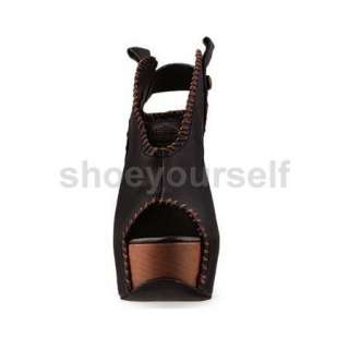 High Wedge Heel Sandals Pu Peep Toe Shoes Gray #466  
