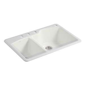  Kohler K 5870 5U NY Wheatland Undercounter Offset Double 