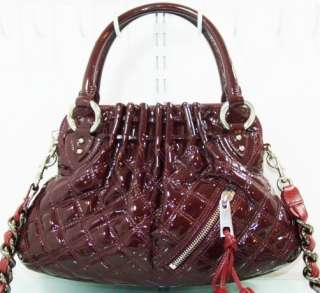   Cecilia Small Patent Quilted Handbag, Shoulder Bag, MSRP $1150.00