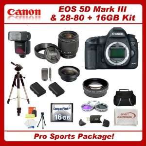  Canon EOS 5D Mark III Digital Camera 22.3MP Full Frame 