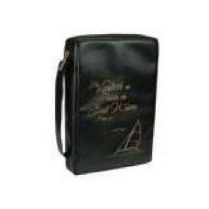  Bible Cover   Psalm 23/Sail Boat Medium Black: Everything 