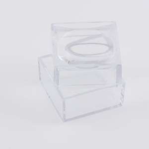Small Magnifying box 26x26x22mm for Fossil Stones  