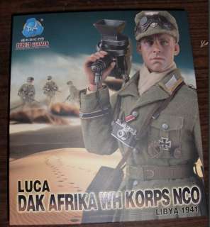 DID D80084 LUCA DAK AFRIKA AFRICA WH KORPS NCO 1941 LIBYA REPORTER 