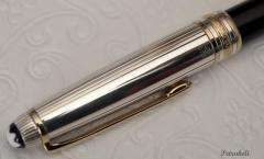 Montblanc Meisterstuck Solitaire Doue, Sterling Silver Fountain Pen 